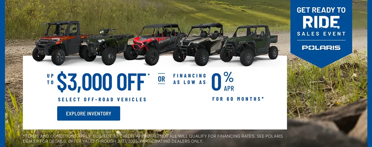 Get Ready to Ride Sales Event