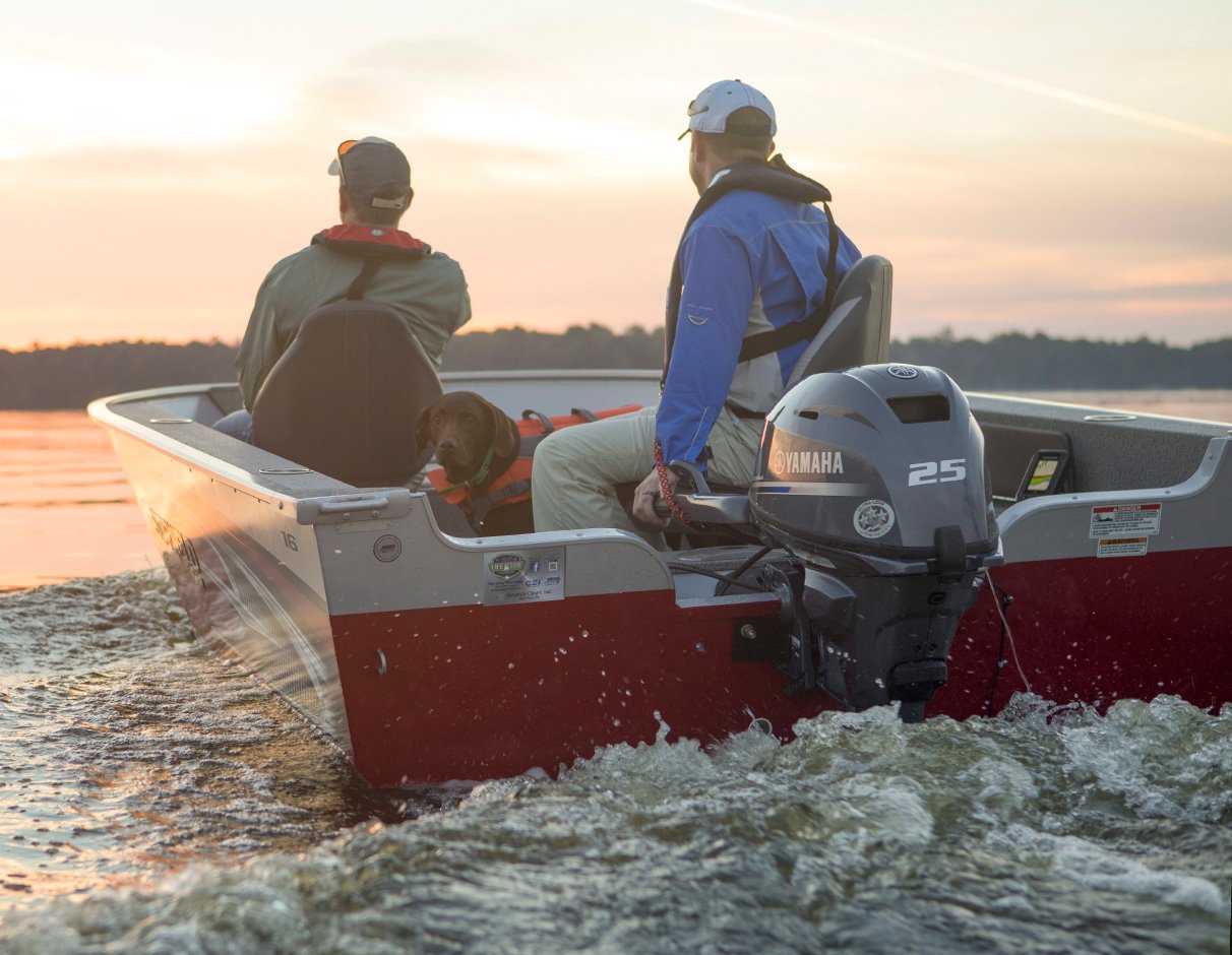 2026 Yamaha 25hp Long Shaft, Manual Start,